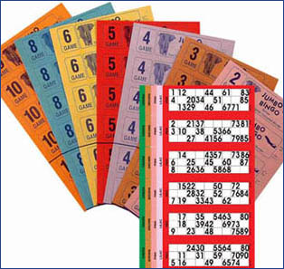 Voorlopige Het kantoor banaan Bingo Tickets, Dabbers & Markers | Siva Group