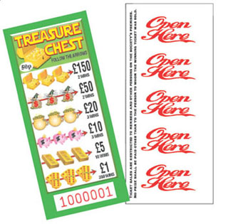 Break Open Tickets Manufacturer Pull Tab Tickets for Fundraising