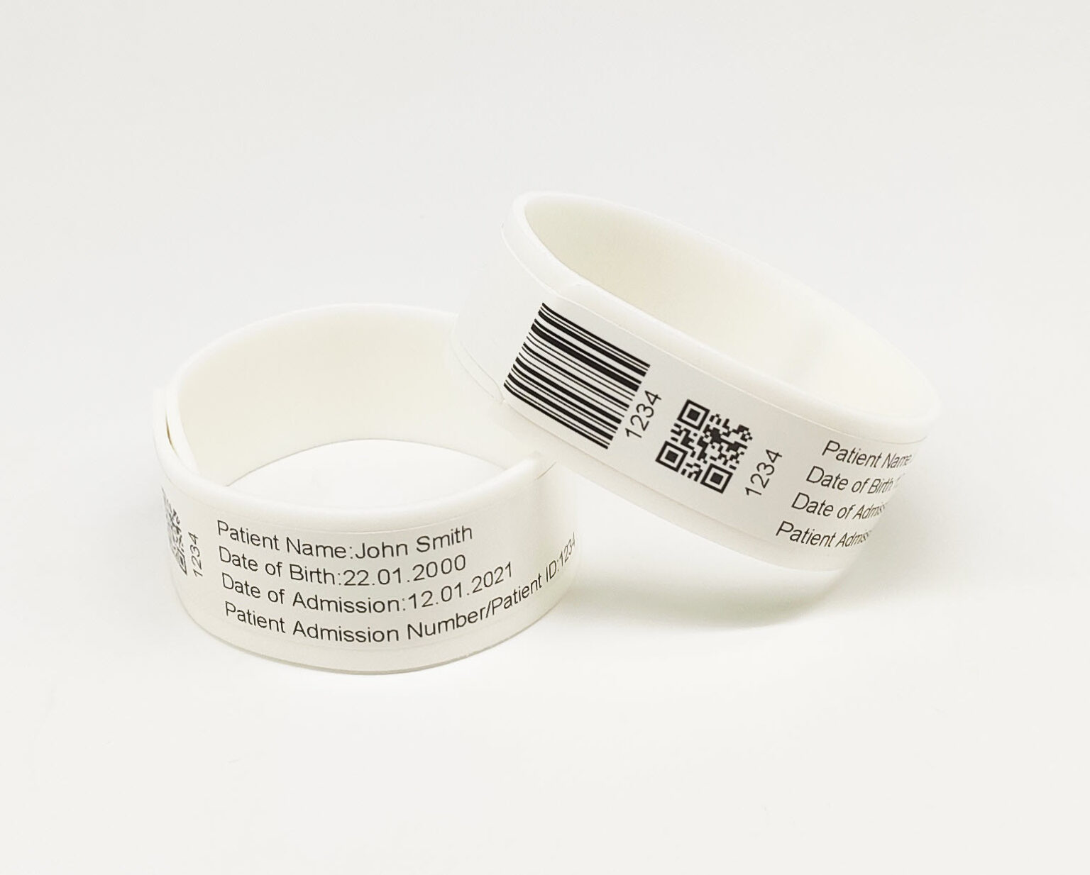Patient ID Wristbands with Adhesive Closure Patient Id Bracelet